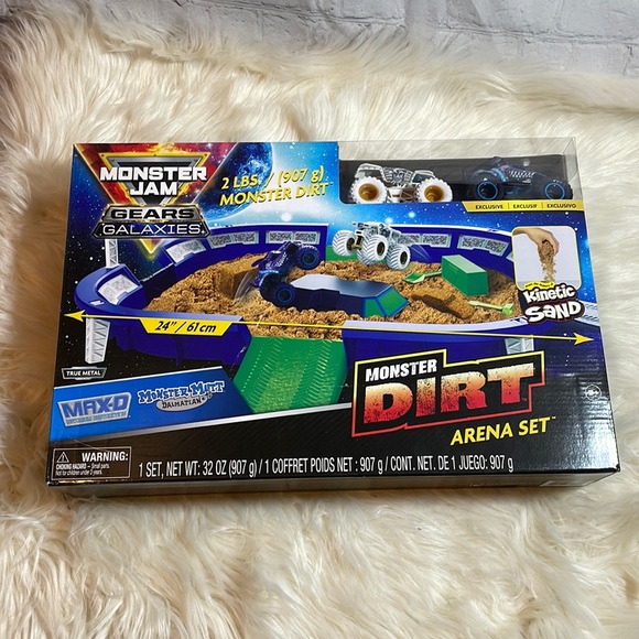 Monster Jam Dirt Arena Set Gears & Galaxies - Picture 1 of 5